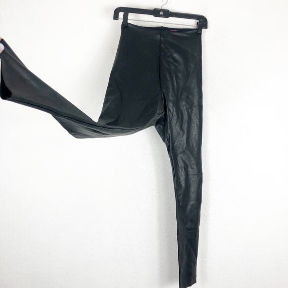 Commando Black Perfect Control Faux Leather High Rise Legging Medium - Picture 9 of 13